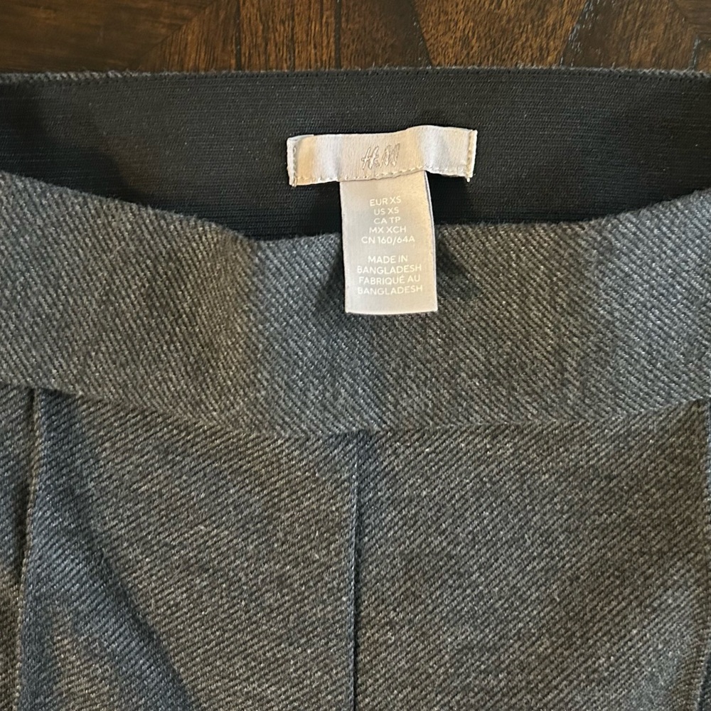H&M Charcoal Gray Trousers